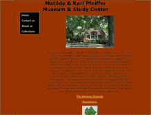 Tablet Screenshot of pfeifferfoundation.com